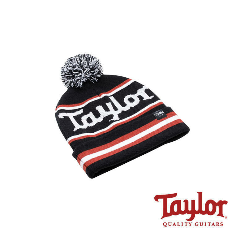 Taylor Pom Beanie Intarsia Knit 毛球針織毛帽