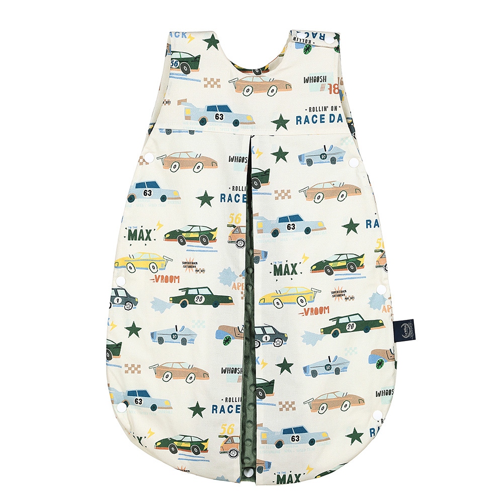 La Millou波蘭 豆豆防踢被/防踢背心分腿扣(70cm)｜賽車總動員｜抹茶鮮牛奶