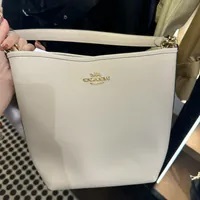 [S] COACH GOLD/CHALK CT801 CITY BUCKET BAG, 196395421831 (SCO1156)
