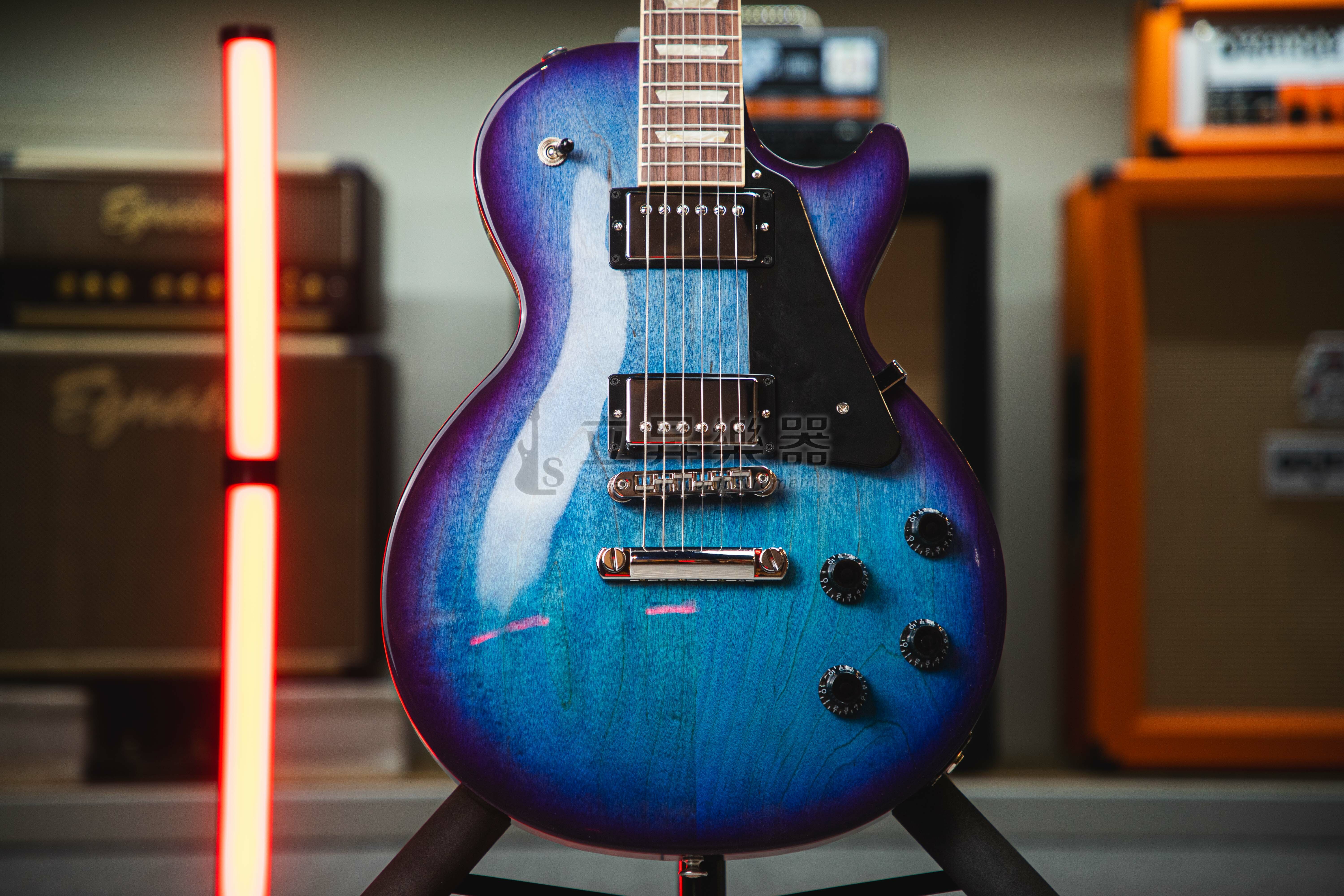 Gibson Les Paul Studio 藍莓漸層 Blueberry Burst 電吉他 附原廠Soft Case 皮革軟袋、琴布、背帶