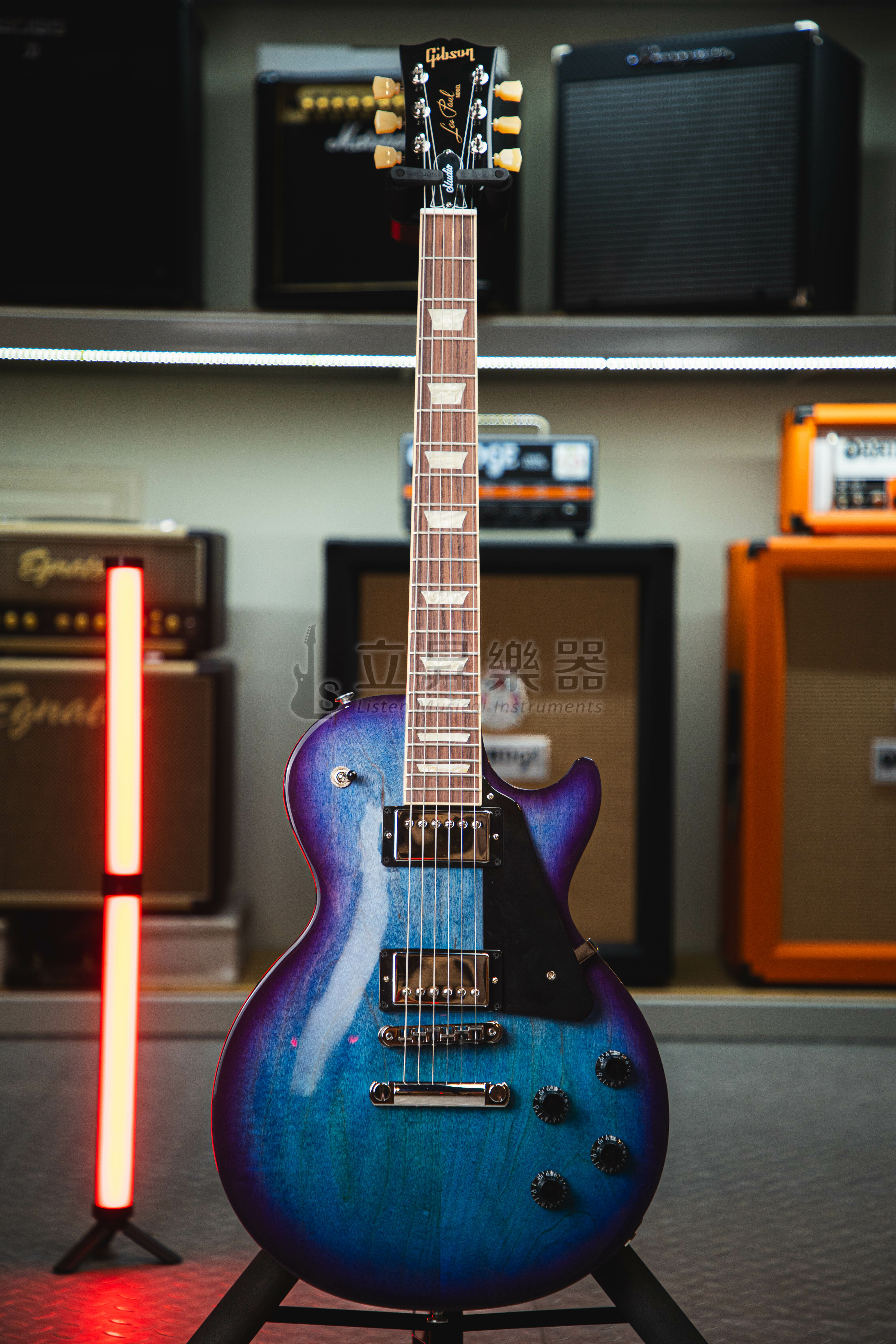 Gibson Les Paul Studio 藍莓漸層 Blueberry Burst 電吉他 附原廠Soft Case 皮革軟袋、琴布、背帶