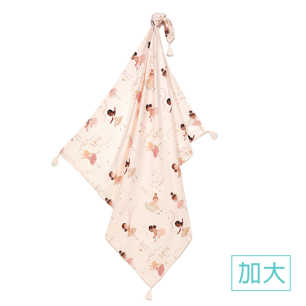 La Millou波蘭 竹纖涼感巾加大(140x110cm)｜抗菌包巾｜旋轉芭蕾舞