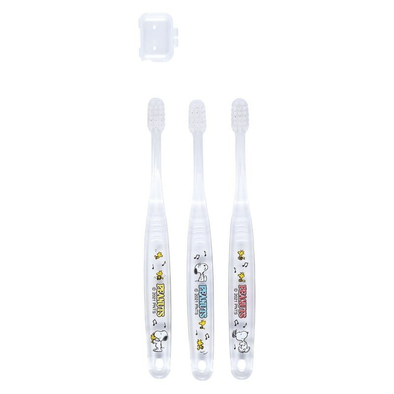 日本品牌 Skater Snoopy 3枝裝 14cm 兒童牙刷 -TBCR5T
