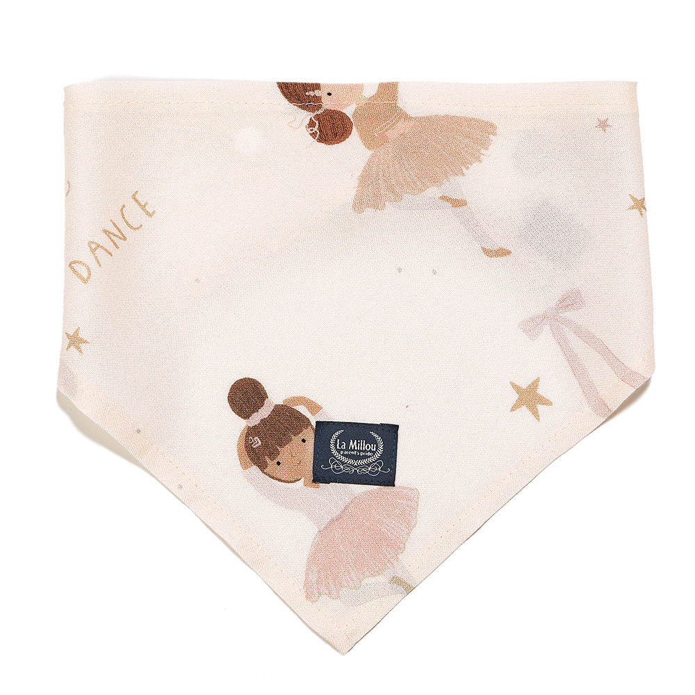 La Millou波蘭 竹纖涼感口水兜｜抗菌口水兜｜旋轉芭蕾舞