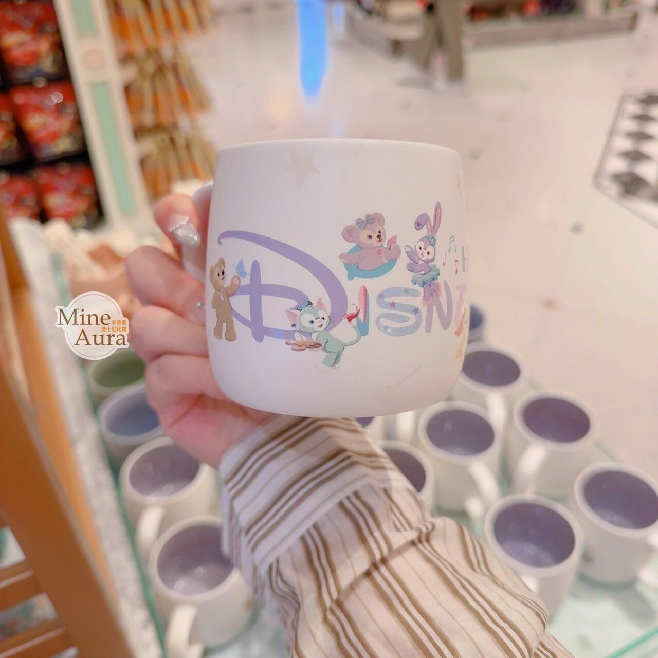 樂園限定 達菲 Duffy 與好友們 圖案 馬克杯 水杯 -香港迪士尼樂園