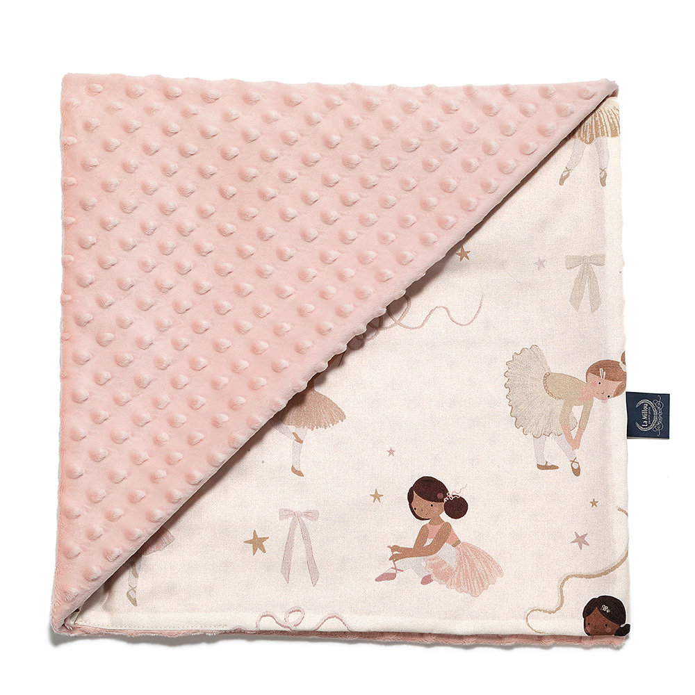 La Millou 單面巧柔豆豆毯｜旋轉芭蕾舞｜粉嫩氣質膚