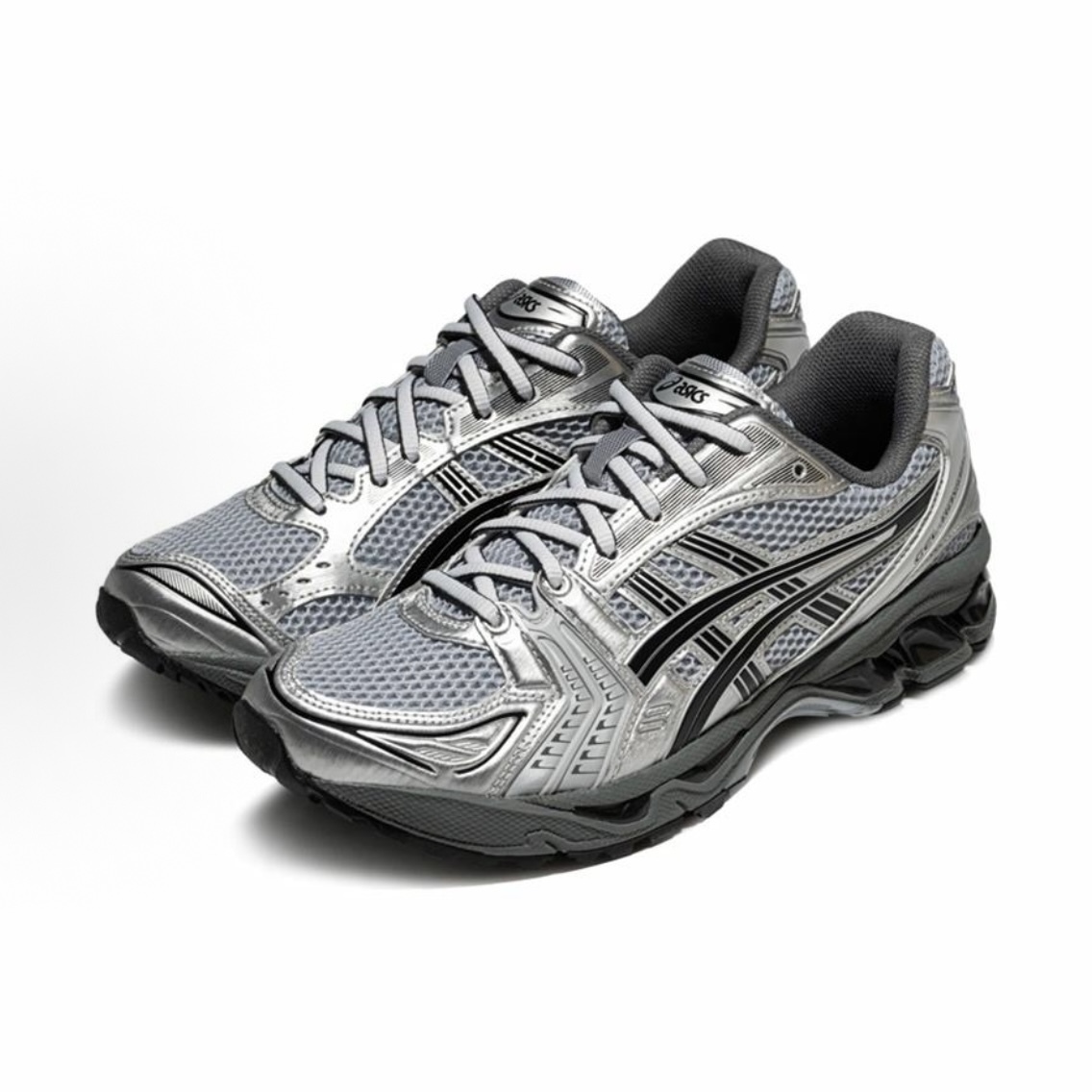 -(C5c)-ASICS X URBAN RESEARCH GEL-KAYANO 14 聯名 銀黑 復古運動鞋-1203A706 020