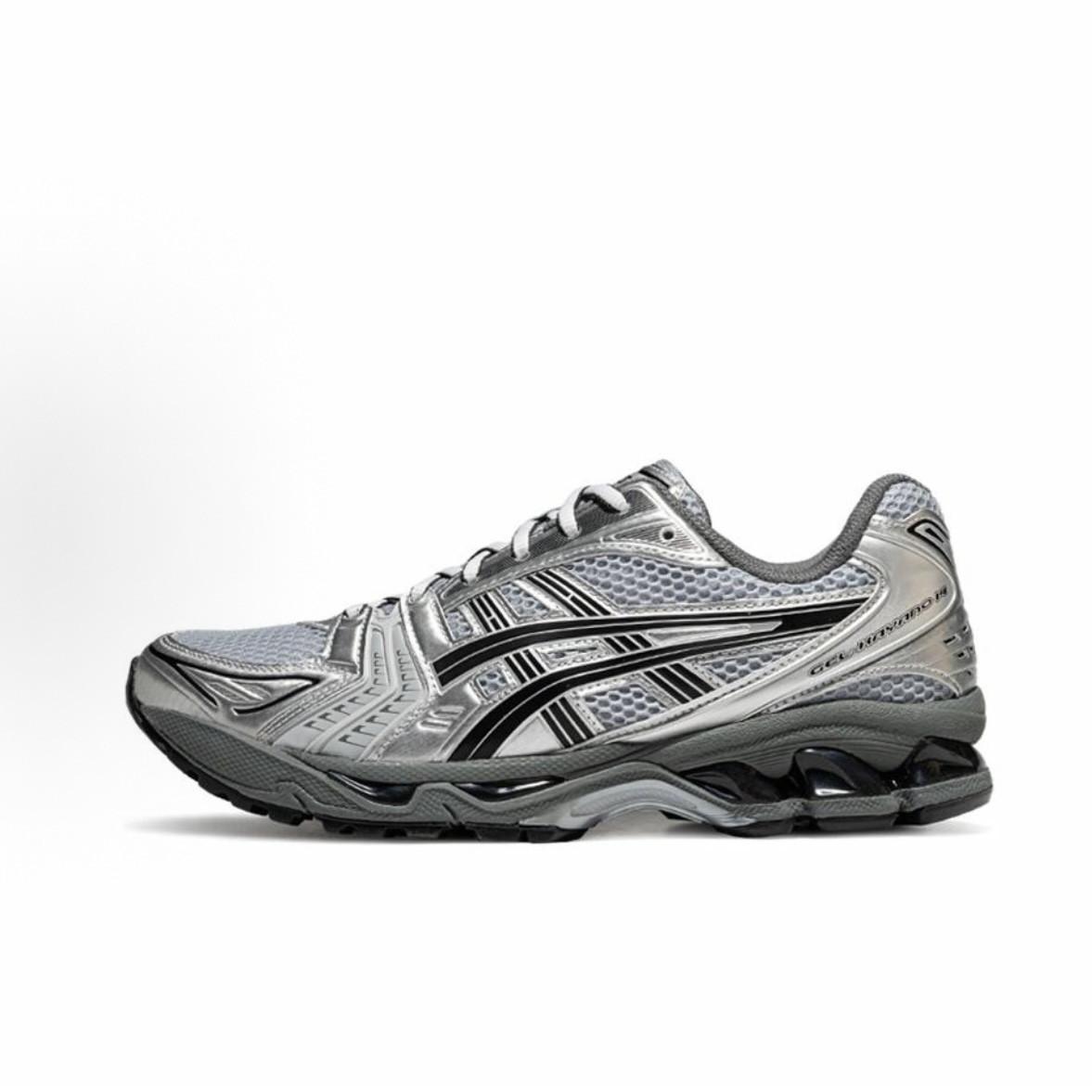 -(C5c)-ASICS X URBAN RESEARCH GEL-KAYANO 14 聯名 銀黑 復古運動鞋-1203A706 020