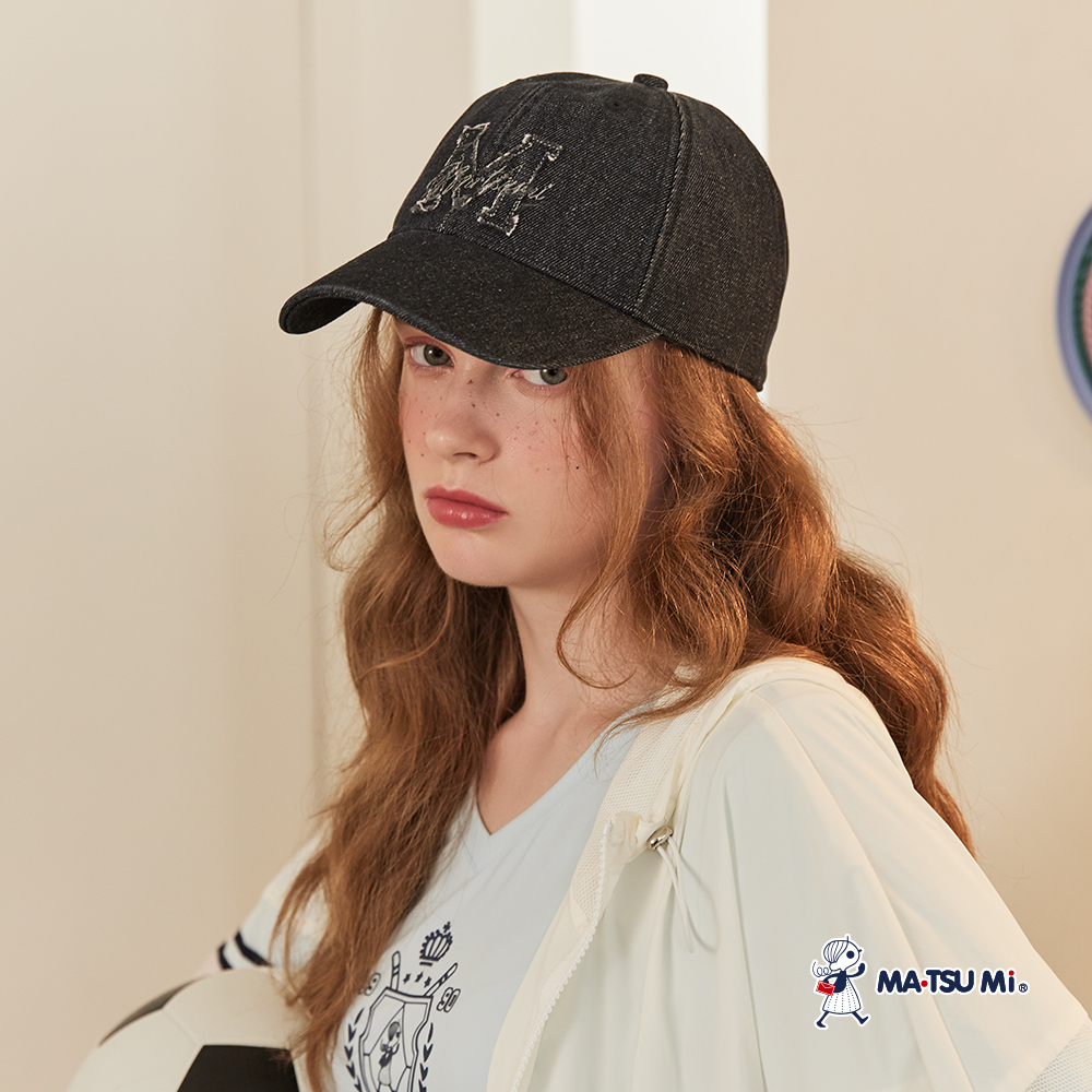 MA‧TSU Mi 仿舊水洗字母帽(米白.黑)
