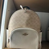 [S] COACH IM/SAND/CHALK CZ176 SIG COURT BKPK, 196395659999 (SCO1166)