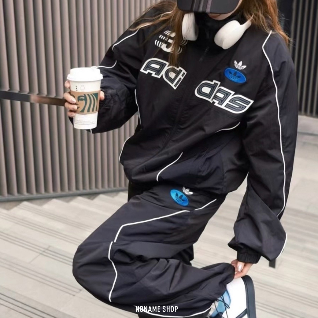 ADIDAS ORIGINALS 復古 賽車風 防風 透氣 立領 外套/褲子 兩色 (男款)