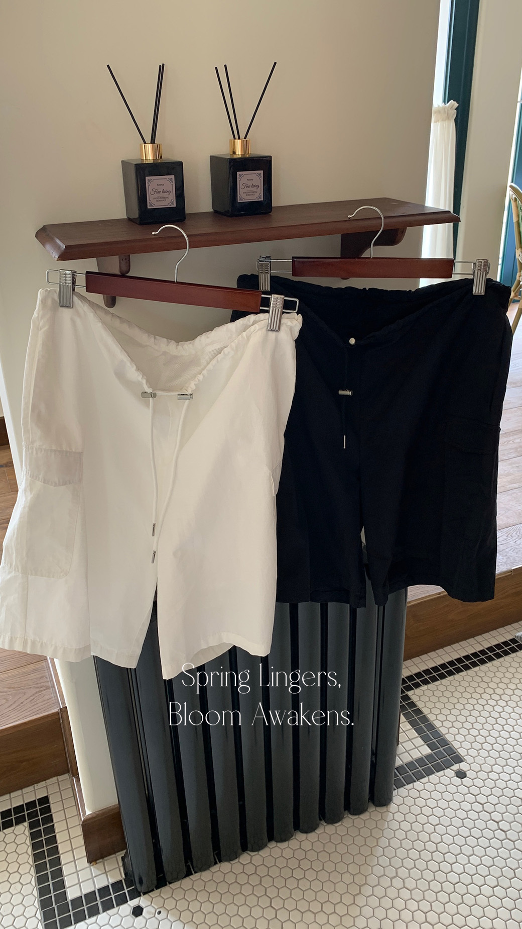 (K07)roshop made!穿去BALI的工裝短褲-2色