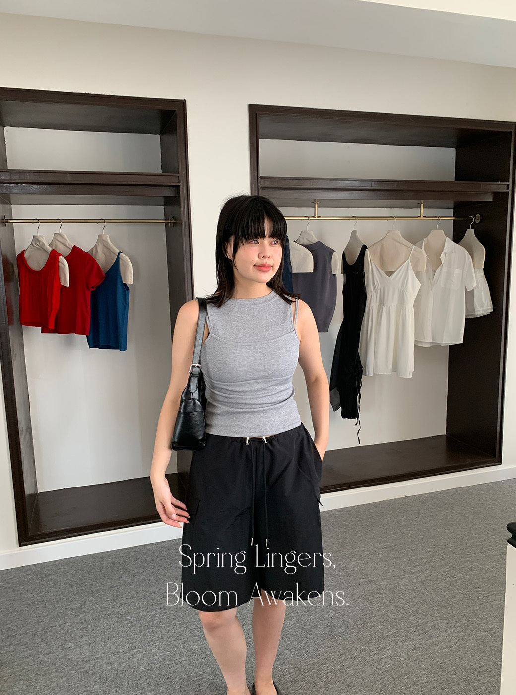 (K07)roshop made!穿去BALI的工裝短褲-2色