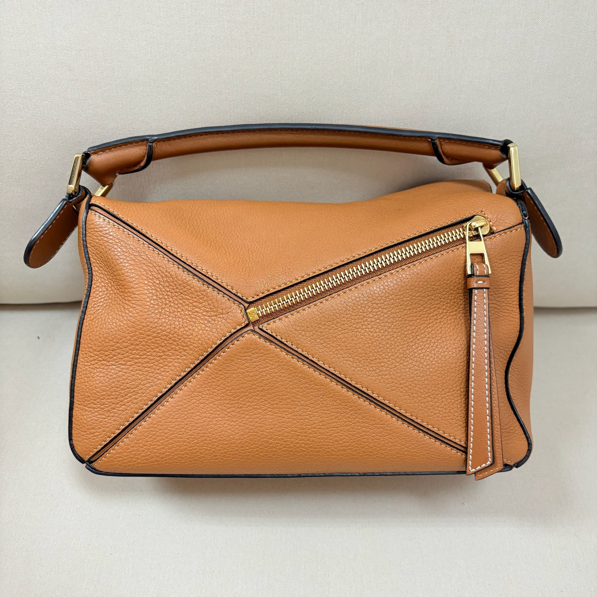 Loewe Puzzle Small Bag - Brown / Ghw