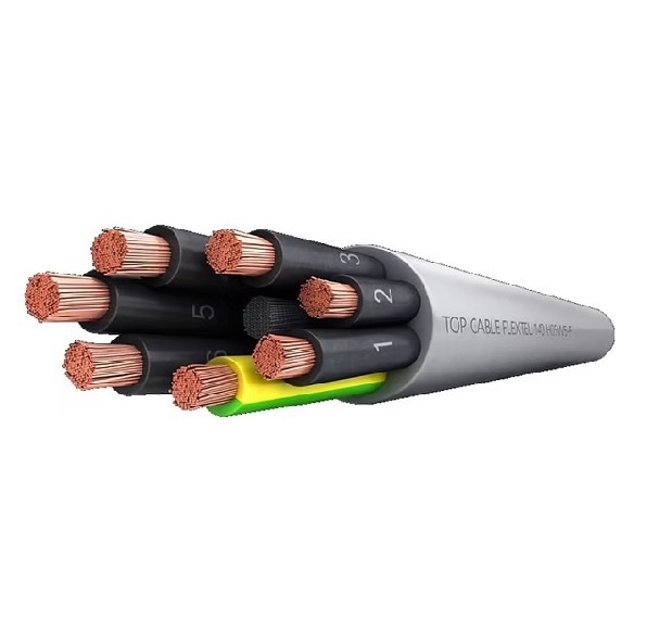 CA906 Top Cable  H05VV5-F 多芯控制軟線 - 灰色(內黑色)