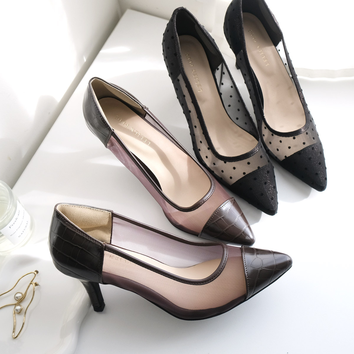 健步如飛人氣尖頭7公分高跟鞋 超好走女鞋 春夏｜十三色【CX1104-1】