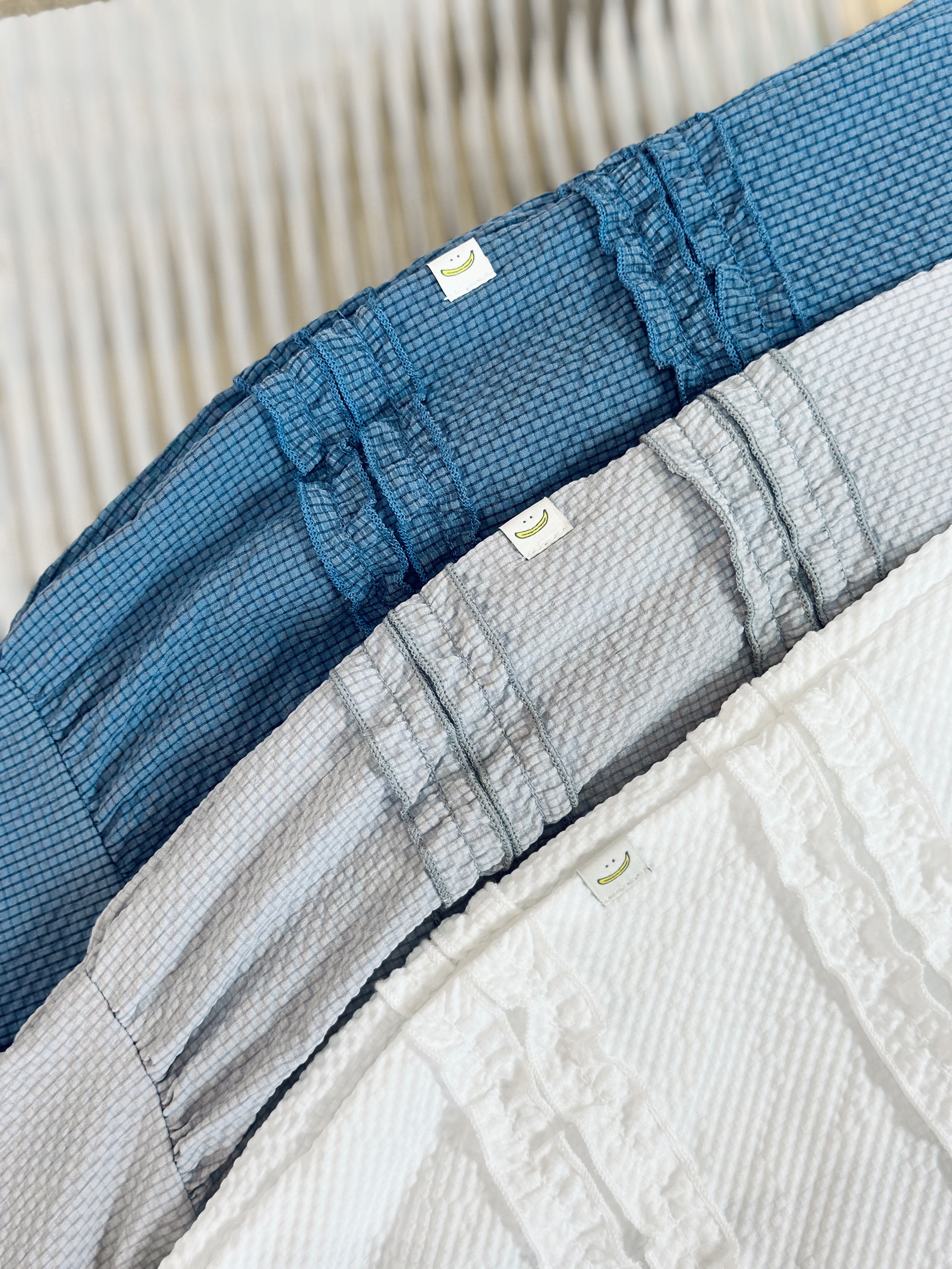 三色 / 細格多層荷葉連身裙 / Mini Checked Ruffled Tiered Dress