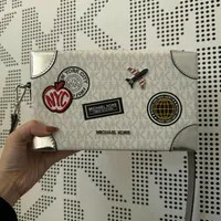 [S] MICHAEL KORS OPTIC WHITE 35R4S0JC1L JEANIE SM EW TRUNK XBODY, 197853281837 (SMK1219)