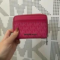 [S] MICHAEL KORS DRAGONFRUIT 35R5STVD2V JET SET TRAVEL MD ZA CARD CASE, 197853281288 (SMK1221)
