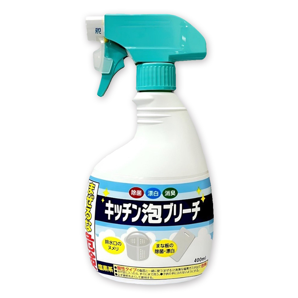 日本【第一石鹼】廚房泡沫漂白噴霧400ml