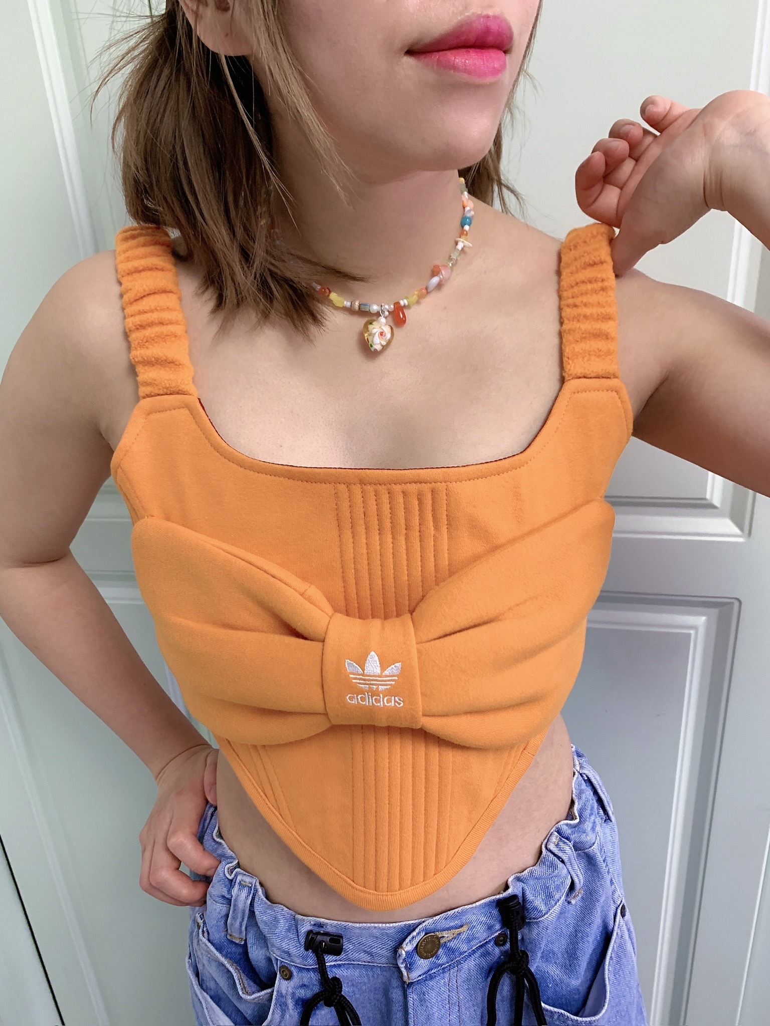 JUSTME - 【售罄】泰國復古Remake大蝴蝶結馬甲