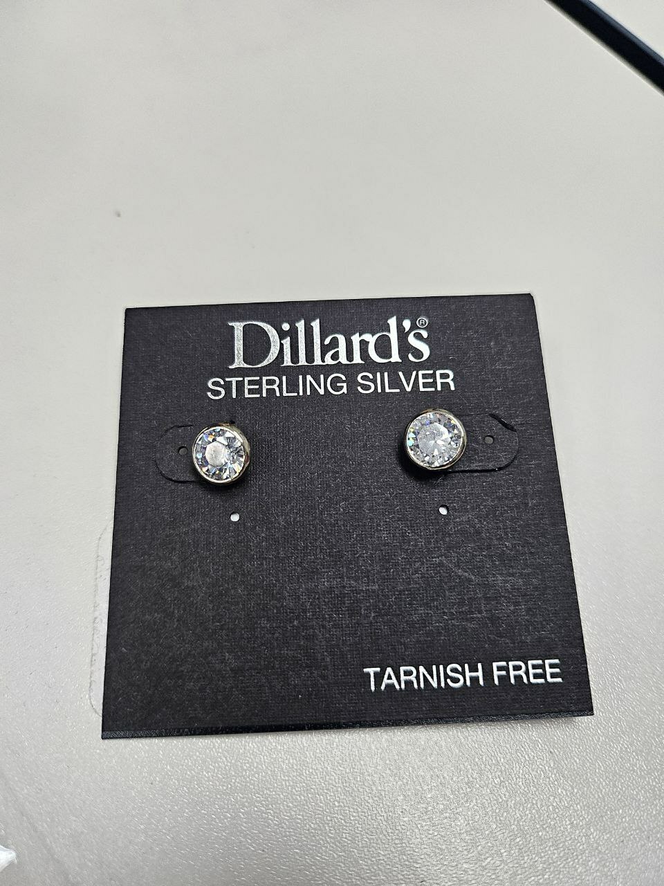 [S] DILLARDS STERLING SILVER STUDS EARRINGS, SZZ589 (SZZ589)