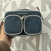 [S] MICHAEL KORS DENIM 35R5STTC2C JET SET ITEM MD PKT XBODY W ATTACH, 197853294622 (SMK1230)