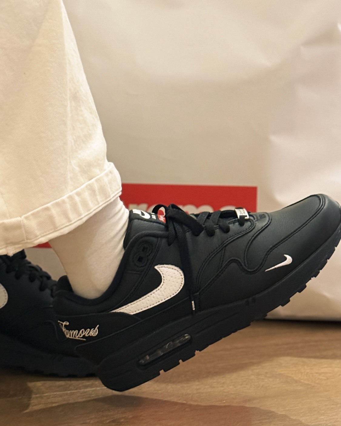 【Focus Store】預購 Supreme x Nike Air Max 1‘87 SP "Black White" 黑白 HF8813-001
