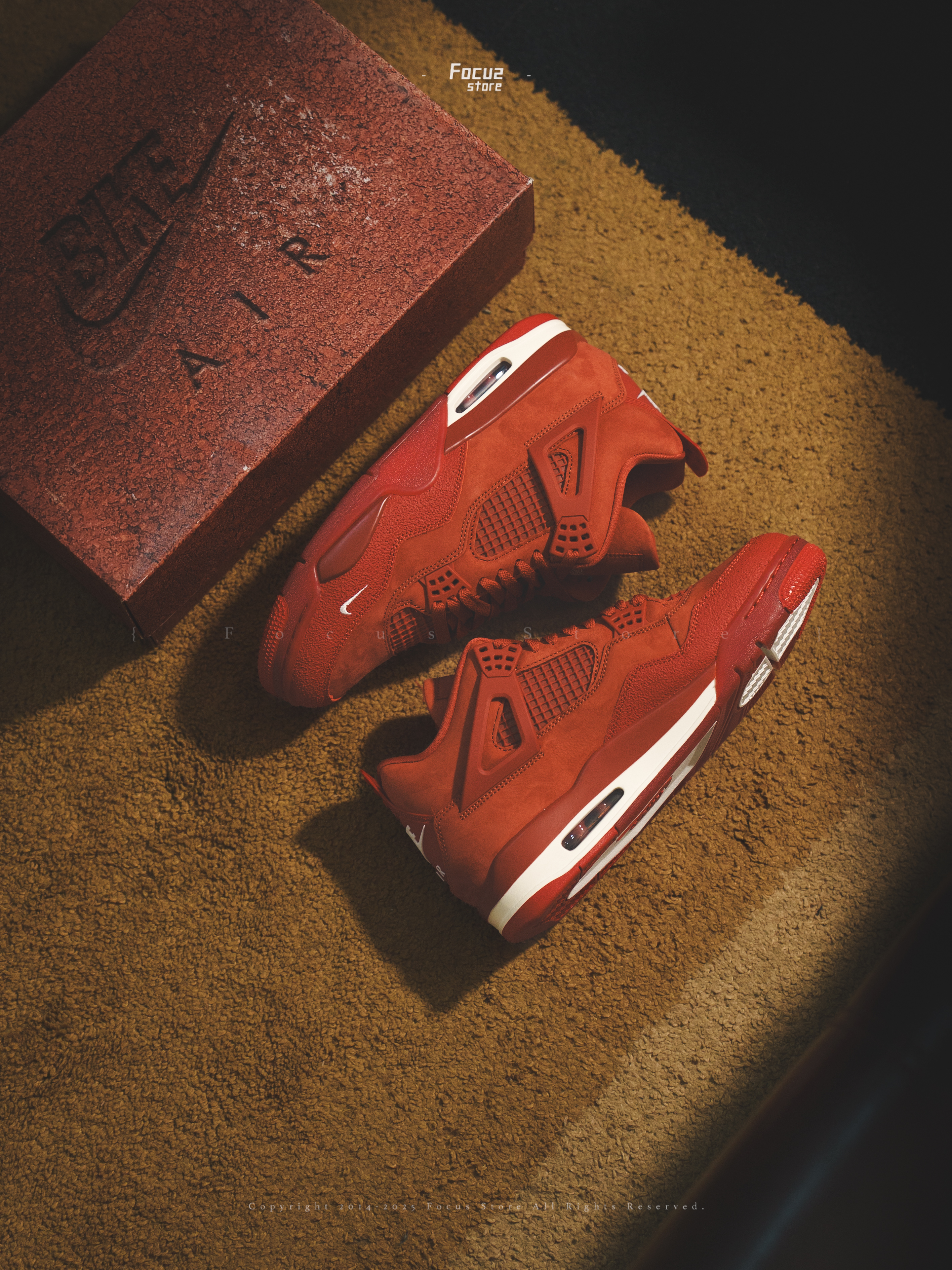 【Focus Store】部分現貨 Nigel Sylvester x Nike Air Jordan 4 Retro OG SP "Brick By Brick" 磚紅 HF4340-800