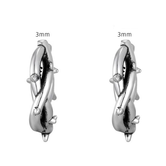 【ACHC1】噬血荊棘耳環(一對)