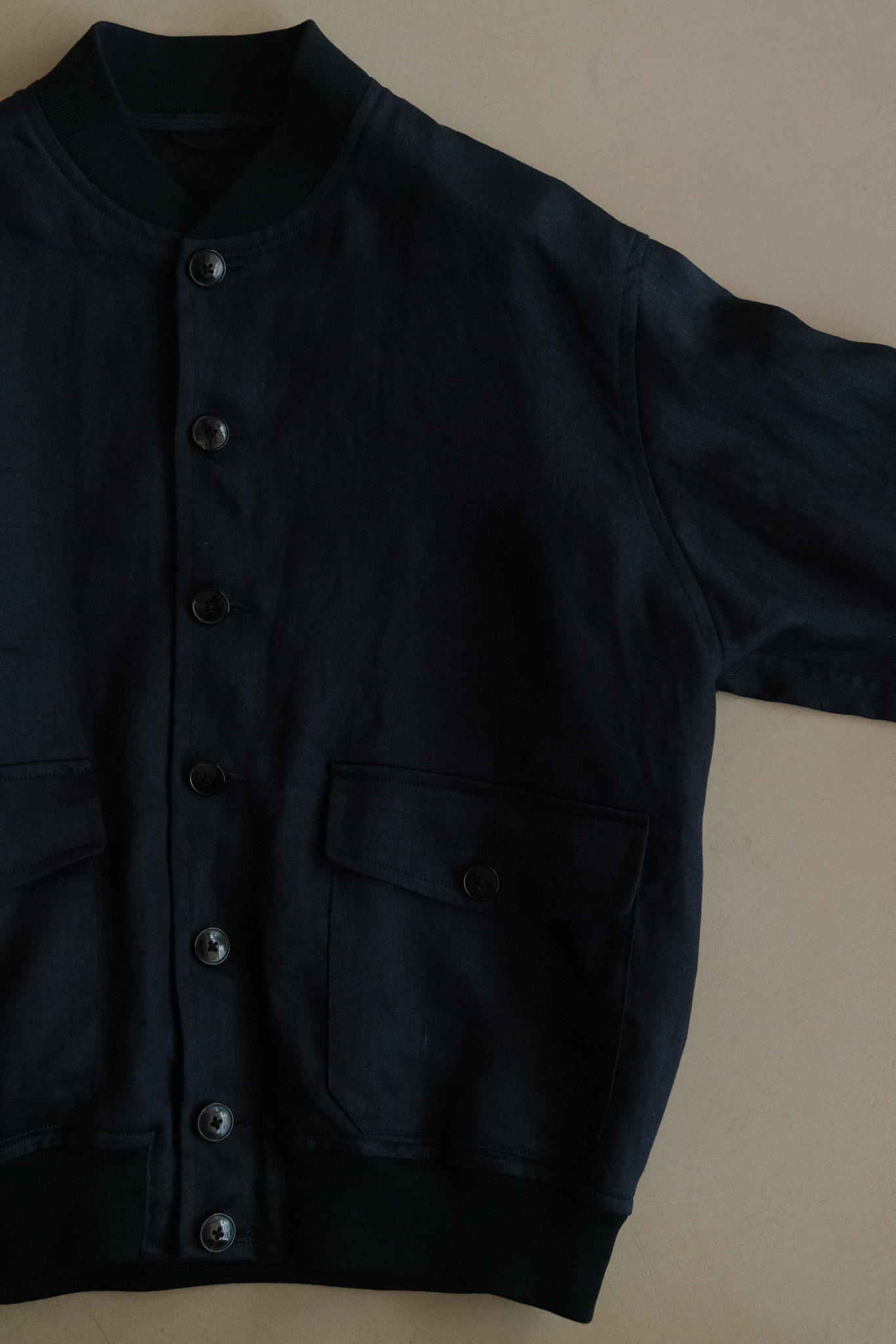 KAPTAIN SUNSHINE LINEN FLIGHT JACKET (2COL)