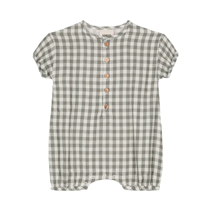 Studio Boheme｜薄紗連身衣ROMPER BEBECITO - GINGHAM