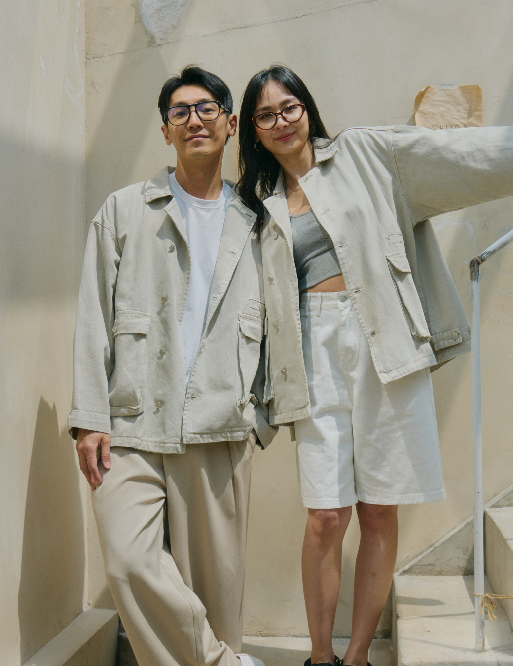 水洗口袋造型寬版外套（2尺寸）