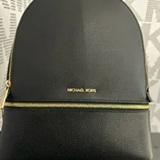 [S] MICHAEL KORS BLACK 35S5GRAB2L RHEA MD ZIP BACKPACK, 197853425576 (SMK1232)