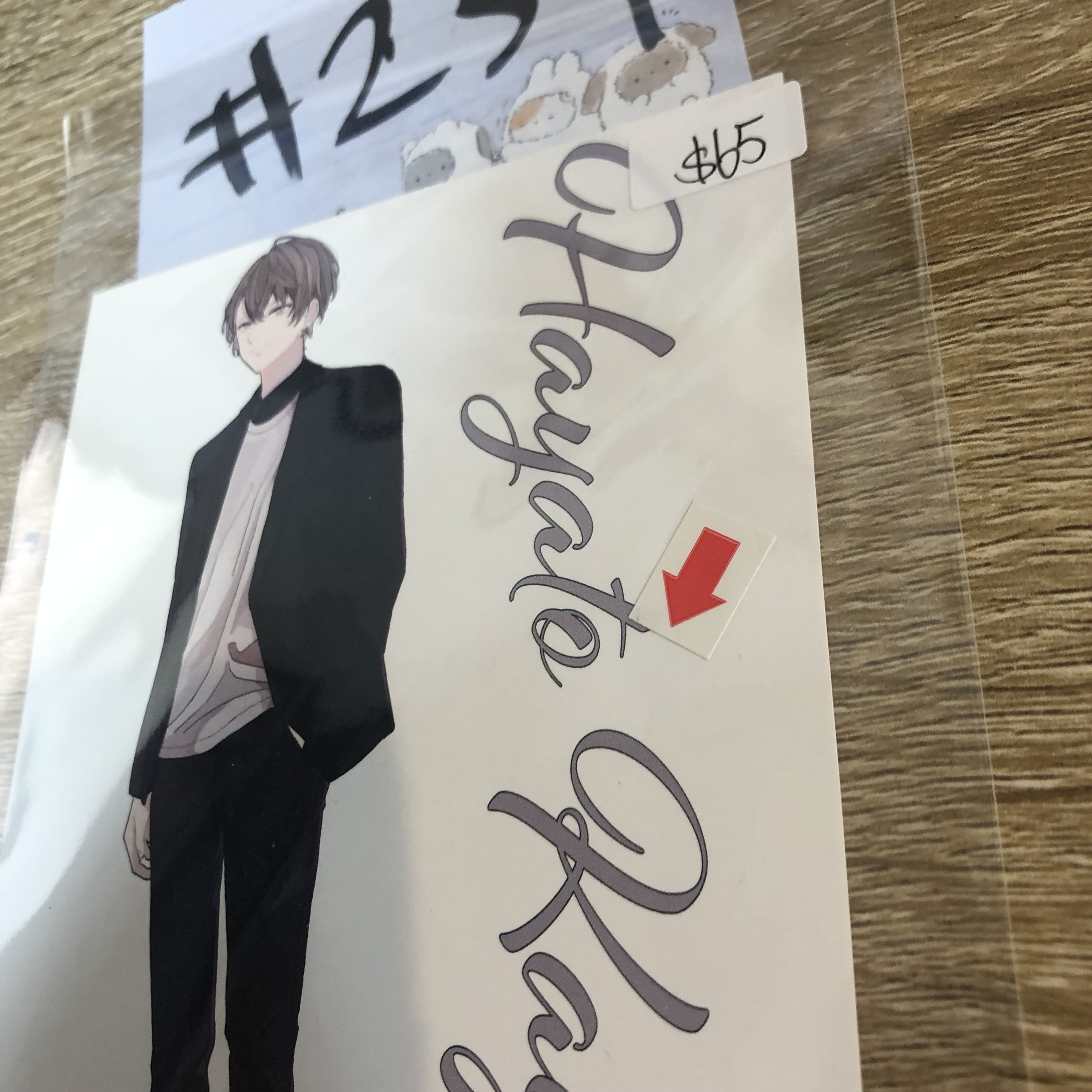 彩虹社 加賀美 明信片 瑕#234