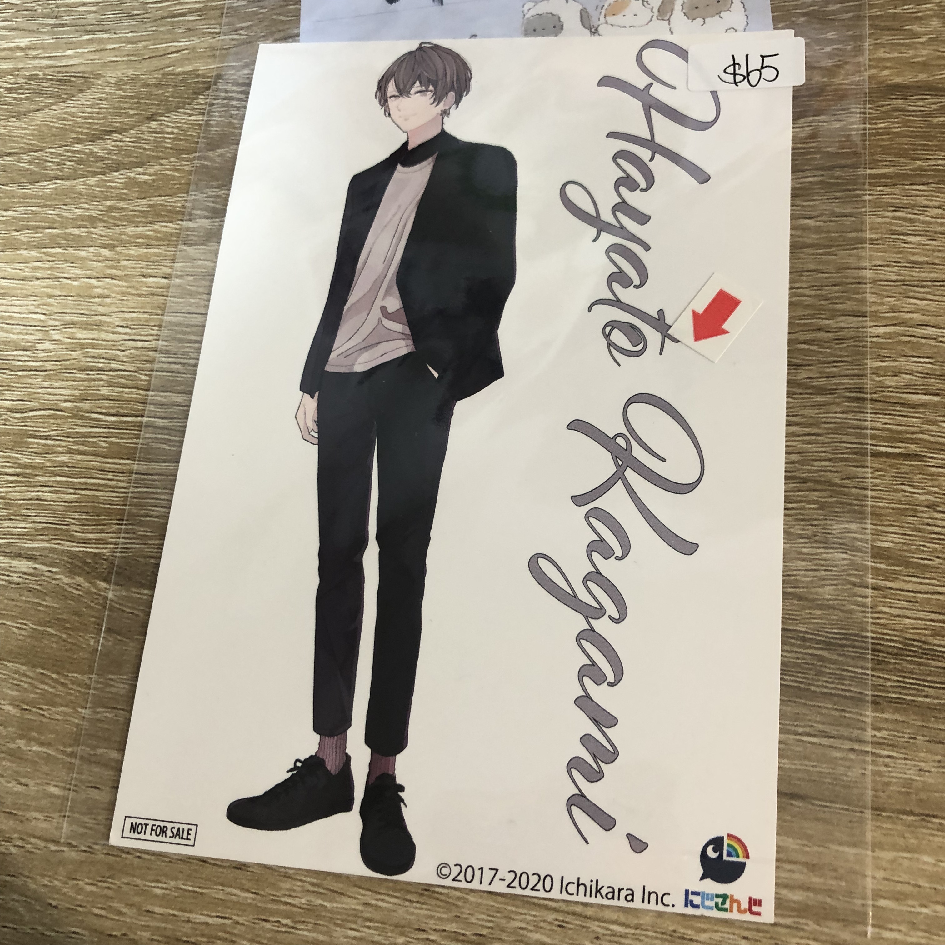 彩虹社 加賀美 明信片 瑕#234