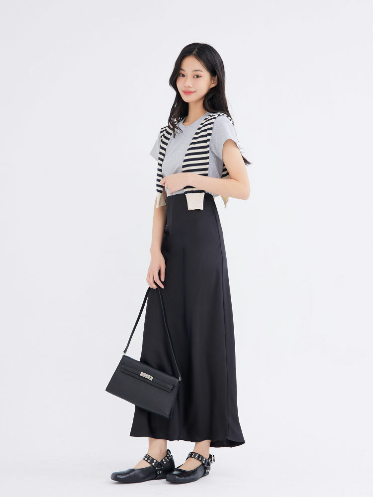 修身質感彈性上衣