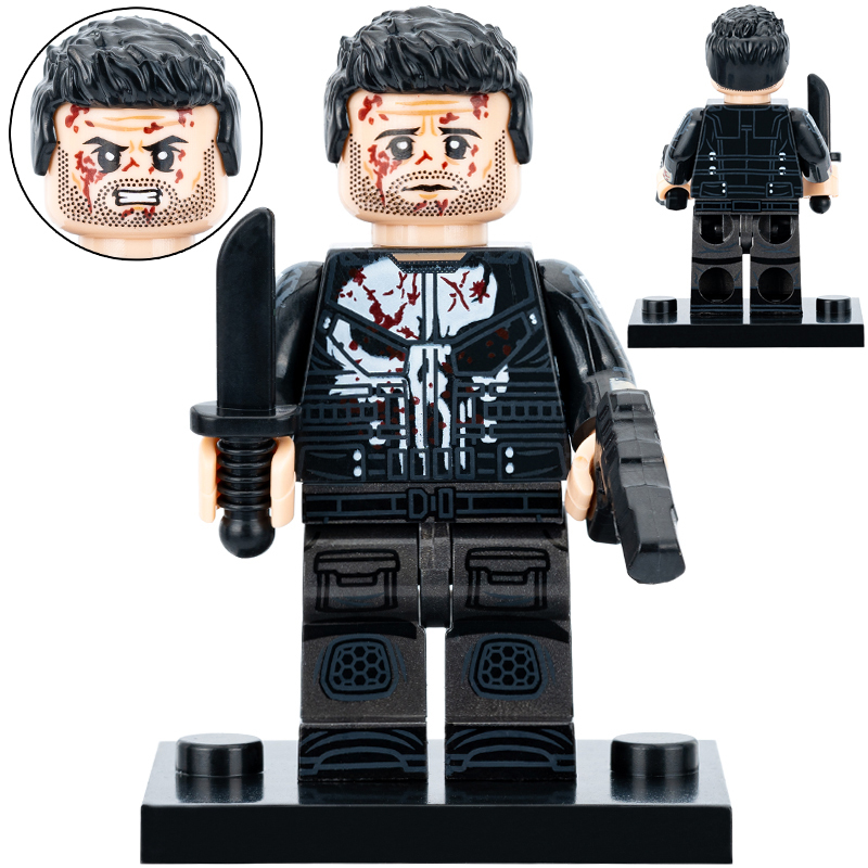 Punisher Daredevil DC Custom Minifigures Minifigs Fit Lego G0142 GH0316
