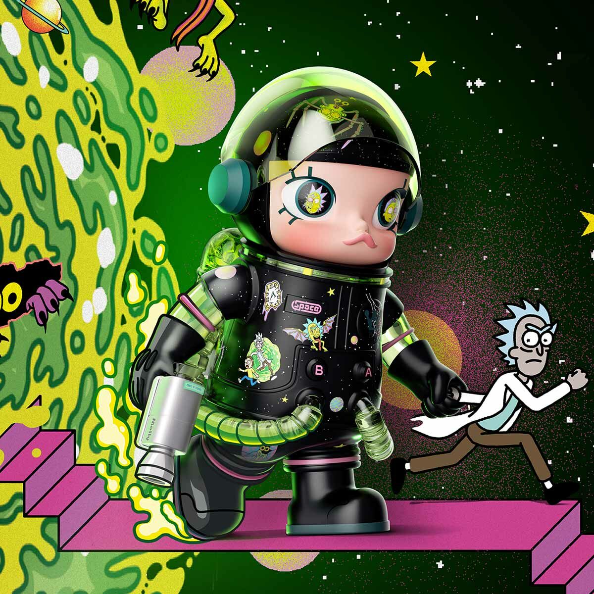 瑞克和莫蒂 Rick and Morty 400% / 1000% MEGA SPACE MOLLY