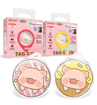 XPower x 罐頭豬LuLu🐷智能定位器TAG COIN (TC1)