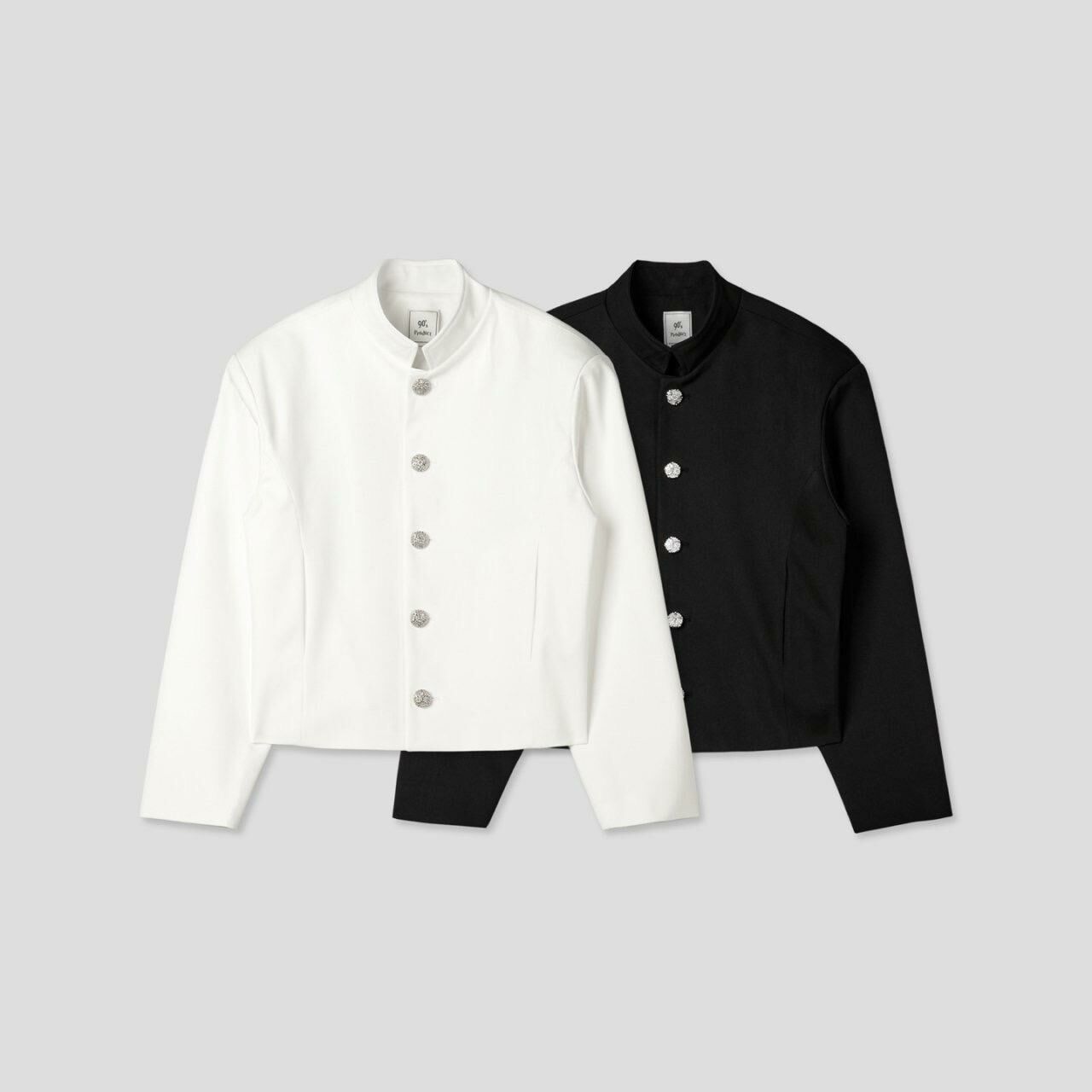 淨色企領西裝褸 1990S-006JK