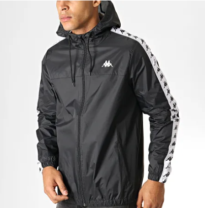 現貨 KAPPA 紅黑串標外套 情侶款 LOGO 運動套裝 修身顯瘦 男女款