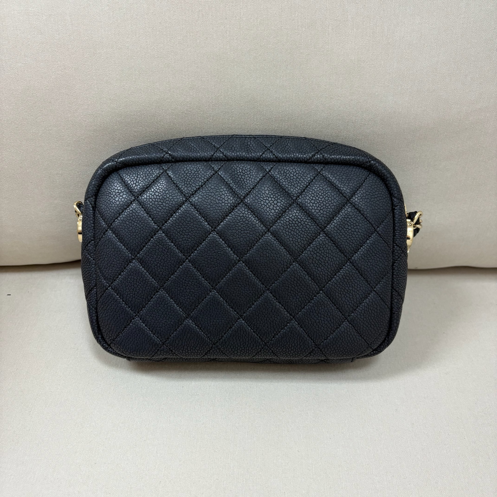 Chanel Camera Bag - Black / Ghw