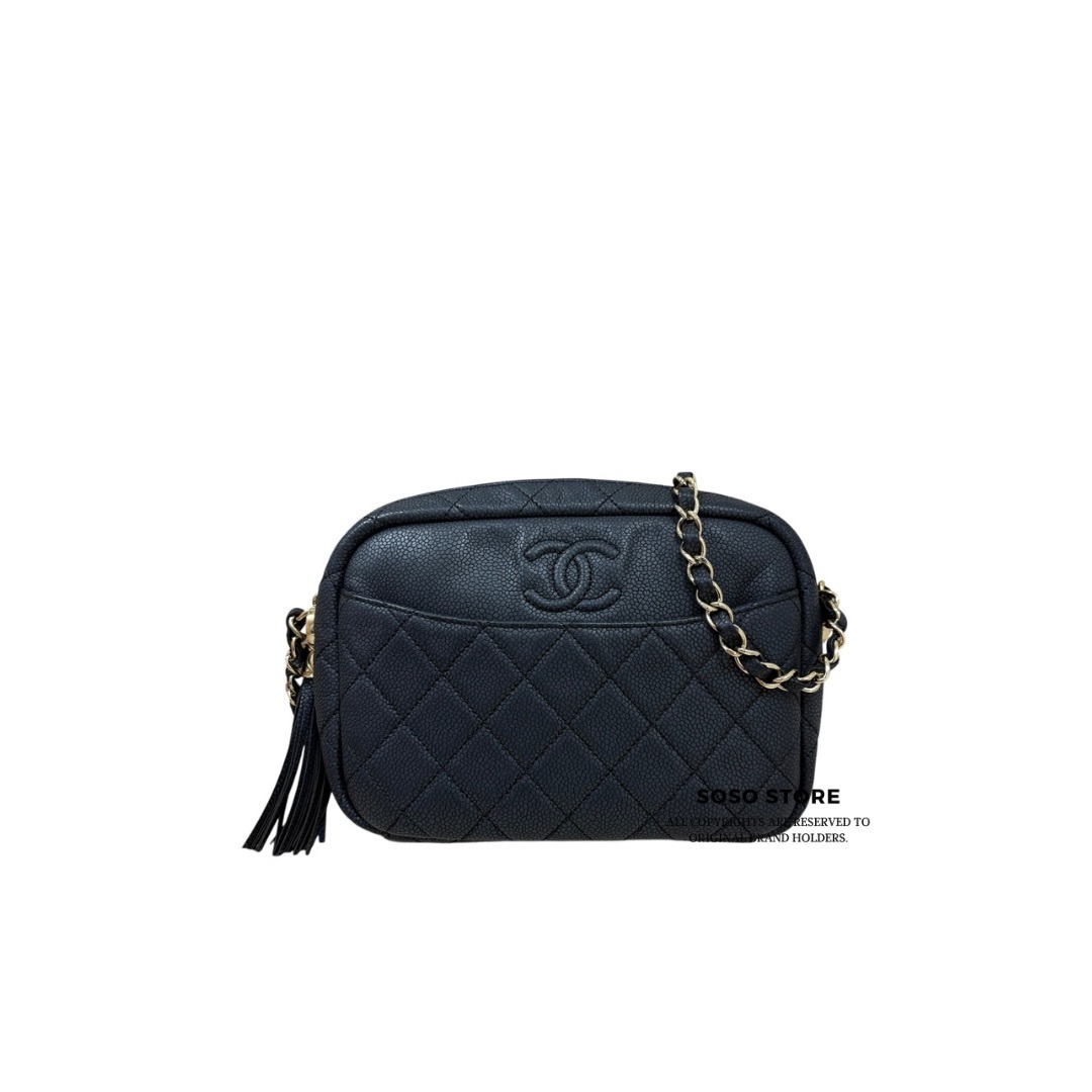 Chanel Camera Bag - Black / Ghw