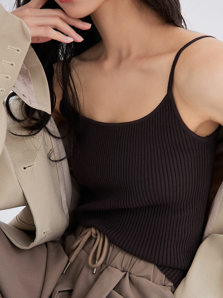 針織小吊帶背心