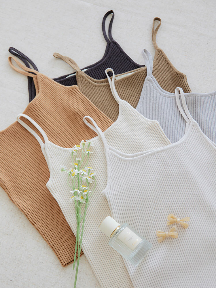 針織小吊帶背心