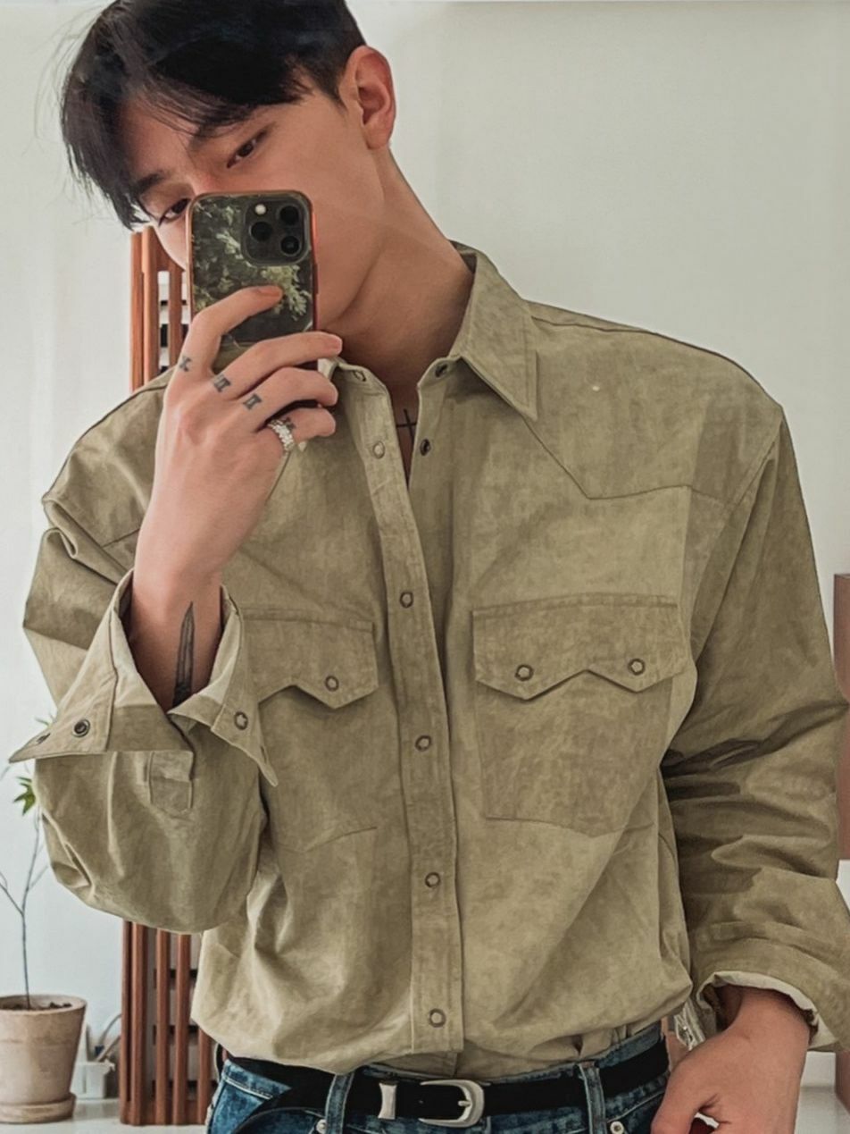 淨色長袖恤衫 OUR ROOM-050S