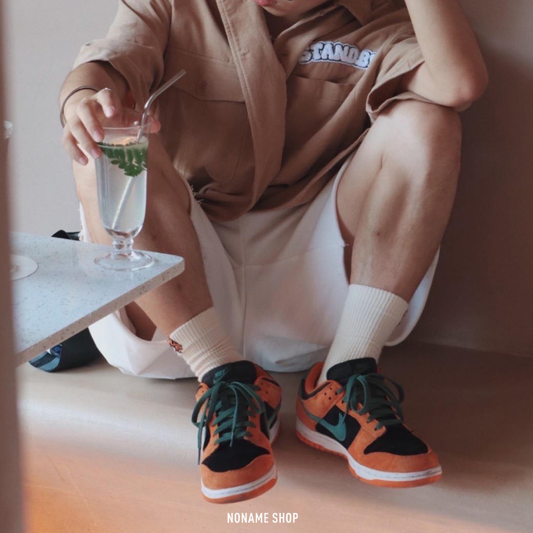 NIKE DUNK LOW SP "CERAMIC" 麂皮 黑橙 醜小鴨 (男款)