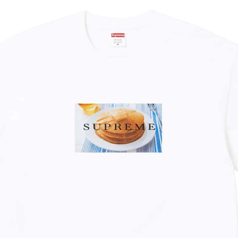 Supreme Pancakes Tee White 鬆餅 短袖 白色 SS25T46-WE [台灣現貨]