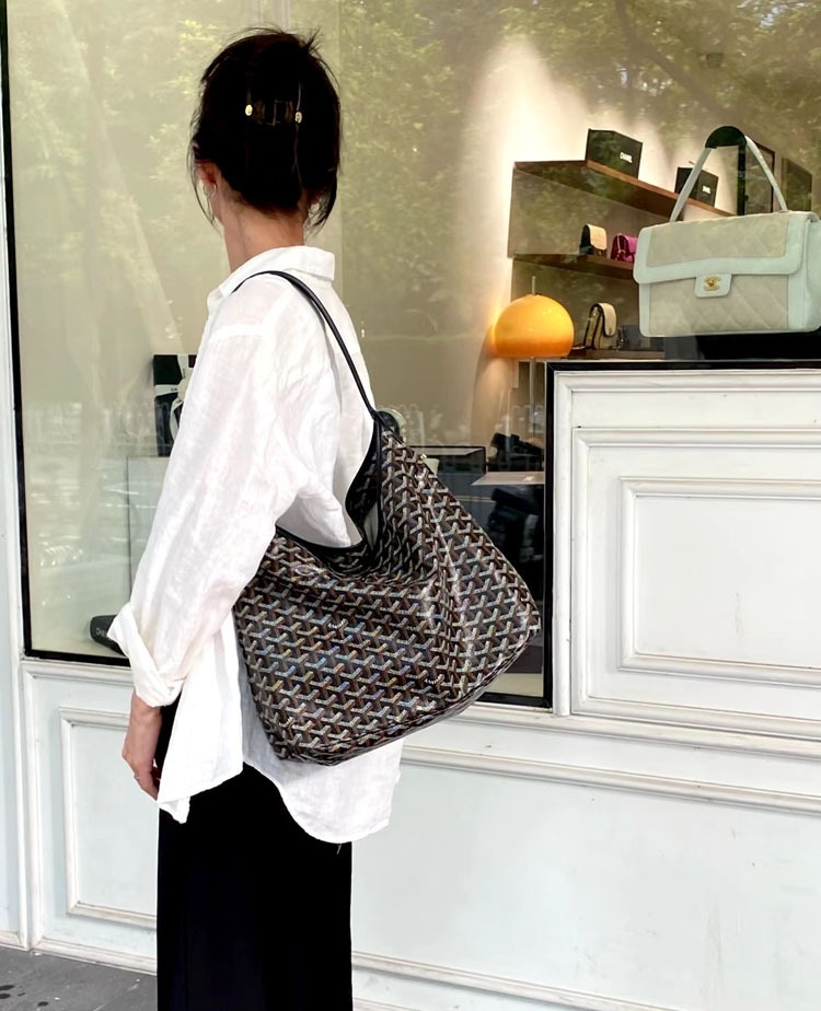 法國經典 印花單肩大包/ HOBO母子包(多色)